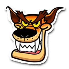 /STICKER_CRASH_BANDICOOT: Tiny_Tiger