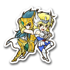 /sticker_CDZ: Camus y Hyoga