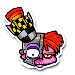 /STICKER_CRASH_BANDICOOT: Dr.N.Gin