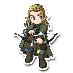 /STICKER_EL_SEÑOR_DE_LOS_ANILLOS: Legolas (chibi)