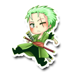 /STICKER_ONE_PIECE: Roronoa_Zoro