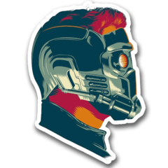 /STICKER_COMICS_MARVEL: STARLORD (PERFIL)