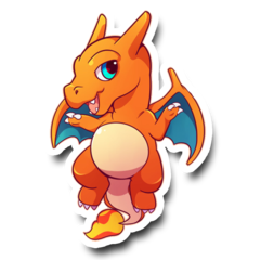 /STICKER_POKEMON: charizrd