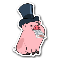 /STICKERS_GRAVITY_FALLS: Pato_Galera