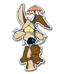 /STICKERS_LOONEY_TUNES: Coyote_a