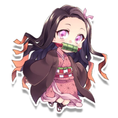 /STICKER_DEMON_SLAYER: NEZUKO_CHIBBI