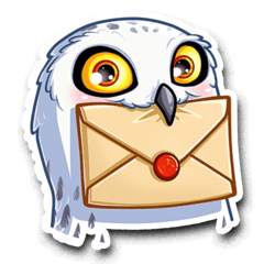 /STICKER_Harry_Potter: Hedwig_Carta