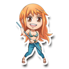 /STICKER_ONE_PIECE: nami