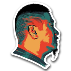 /STICKER_COMICS_MARVEL: WONG (PERFIL)