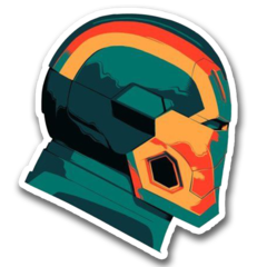 /STICKER_COMICS_MARVEL: WAR_MACHINE (PERFIL)