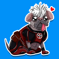 /STICKER_COMICS_MARVEL: deadpool