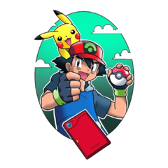 /STICKER_POKEMON: ASH