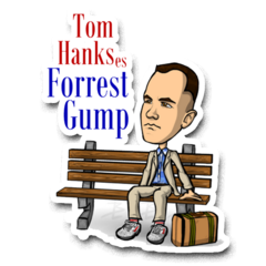 /STICKER_FORREST_GUMP: 1