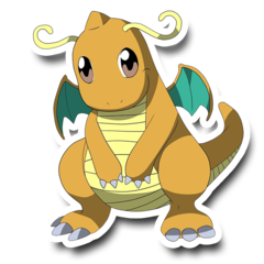 /STICKER_POKEMON: Dragonite