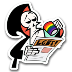 /STICKERS_BILLY_Y_MANDY: Puro_Hueso_LGBT