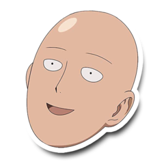 /STICKER_ONE_PUNCH_MAN: saitama