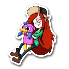 /STICKERS_GRAVITY_FALLS: Wendy