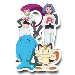 /STICKER_POKEMON: PIKACHU (Equipo_rocket)