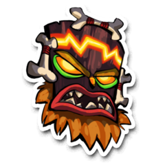 /STICKER_CRASH_BANDICOOT: Uka_Uka