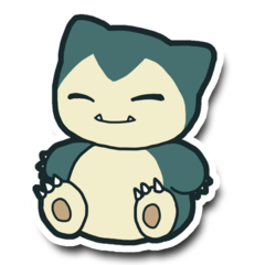 /STICKER_POKEMON: Snorlax