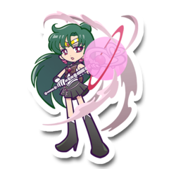 /STICKER_SAILOR_MOON: michiru_kaioh (chibi)