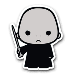 /STICKER_HARRY_POTTER: Voldemort (CHIBI)