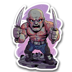 /STICKER_COMICS_MARVEL: DRAX (CHIBI)