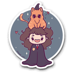 /STICKER_HARRY_POTTER: Hermione (CHIBI 1)