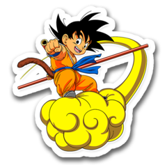 /sticker_Dragon Ball: Goku - Nube Voladora (b)