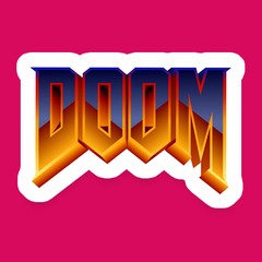 /STICKER_VIDEOJUEGOS: Doom