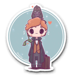 /STICKER_HARRY_POTTER: Scamander (chibi 2)