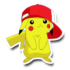 /STICKER_POKEMON: PIKACHU (2)