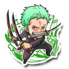 /STICKER_ONE_PIECE: RORONOA_ZORO (4)