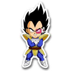 /sticker_Dragon Ball: Vegeta (Saga Saiyan - Chibi)