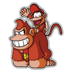 /STICKER_DONKEY_KONG: DK_y_Diddy