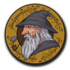 /STICKER_El_Señor_de_los_Anillos: Gandalf (anillo)