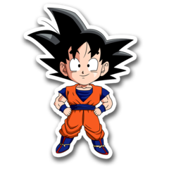 /sticker_Dragon Ball: Goku (Chibi)