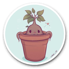 /STICKER_HARRY_POTTER: Mandragora