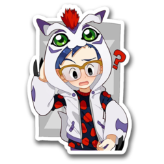 /STICKER_DIGIMON: Joe Kido - Gomamon