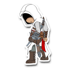 /STICKER_ASSASINS_CRED: Altair (Chibi_1)