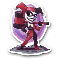 /STICKER_COMICS_DC Harley_Quinn (chibi_1)