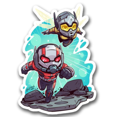 /STICKER_COMICS_MARVEL: antman_y_the_wasp (CHIBI)