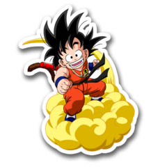 /sticker_Dragon Ball: Goku - Nube