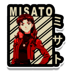 /STICKER_EVANGELION: MISATO