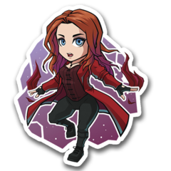 /STICKER_COMICS_MARVEL: Scarlet_Witch (CHIBI 1)