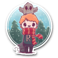 /STICKER_HARRY_POTTER: Ron (CHIBI)