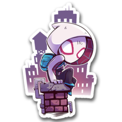 /STICKER_COMICS_MARVEL: Spidergwen (CHIBI)