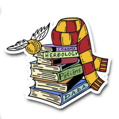 /STICKER_HARRY_POTTER: Libros