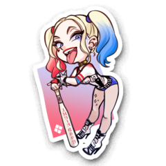 /STICKER_COMICS_DC Harley_quinn (chibi_3)