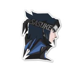 /STICKER_NARUTO: Sasuke_UCHIHA (lateral)